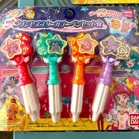 BANDAI Star Twinkle Pretty Cure Princess Star Zodiac Color Pens - Picture 3 of 4